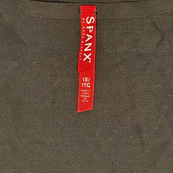 SPANX Thinstincts Bodyshaping Black Tank Top Size 1X Smoothing Shapewear - Picture 5 of 8